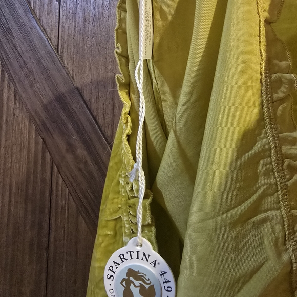 NWT Spartina 449 Mustard Yellow Velvet Topper Wrap Scarf - Picture 6 of 11